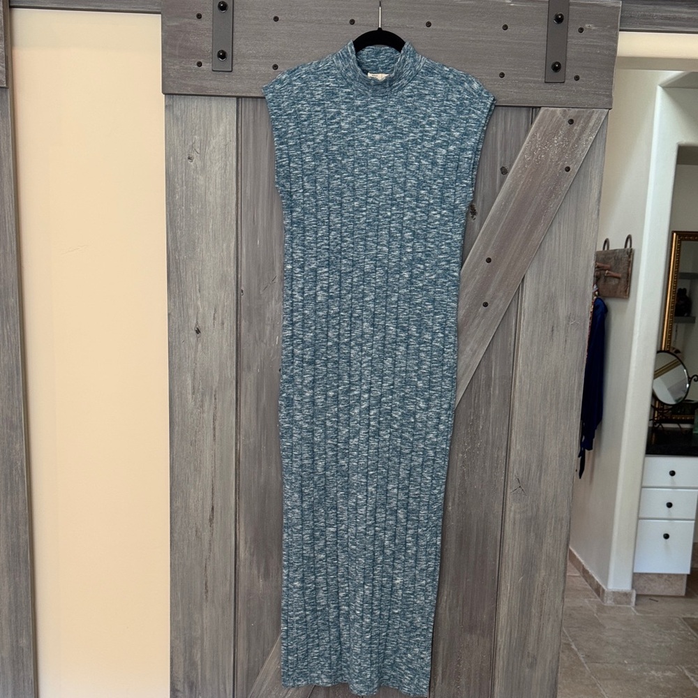 Teal Sleeveless XS Knit Dress